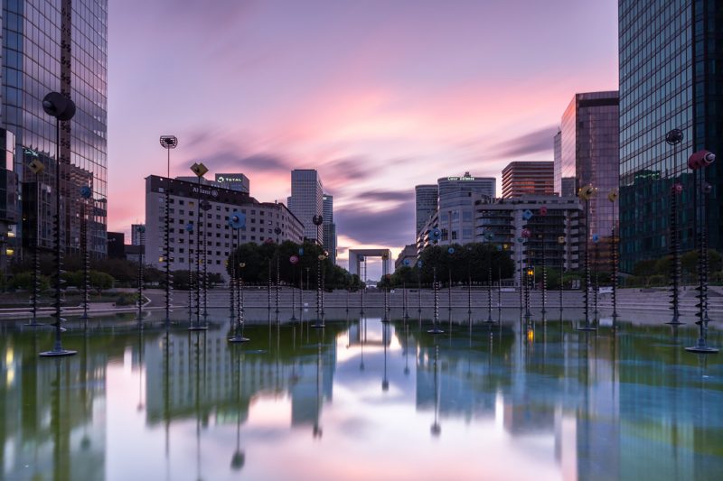 Fontaine de l'Esplanade de la Défense © David Briard