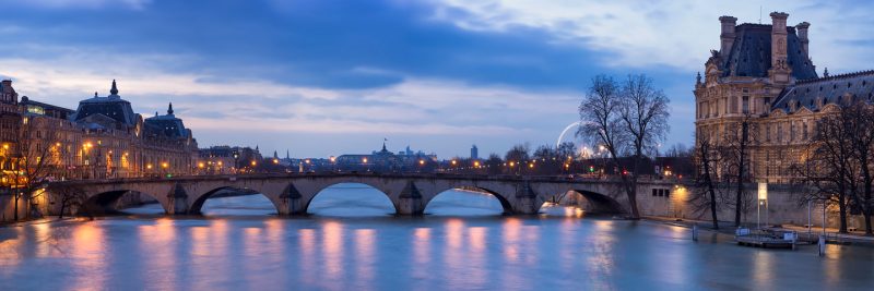Le Pont Royal au crépuscule © David Briard