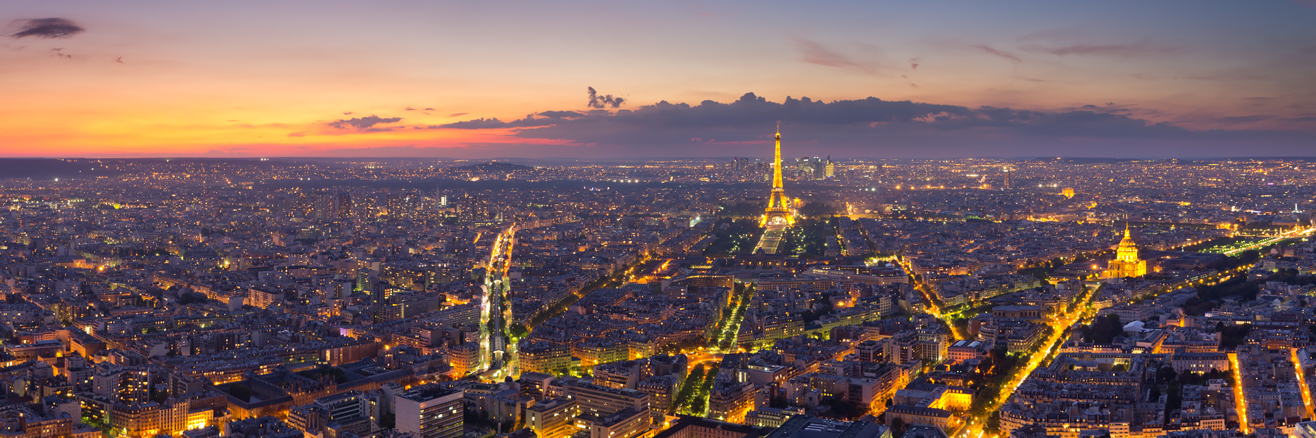 Panoramic view of Paris and La Défense, Paris, France © David Briard