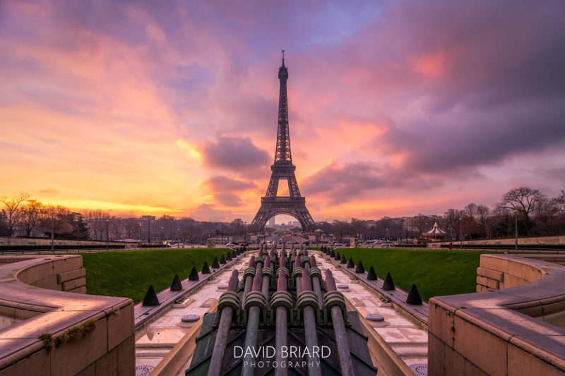 Tour Eiffel au lever du soleil © David Briard