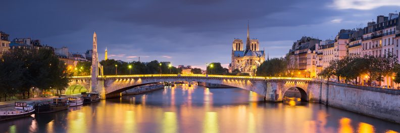 Notre-Dame et le pont de la Tournelle © David Briard