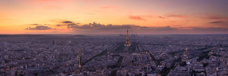 Vue panoramique de Paris et la Défense © David Briard