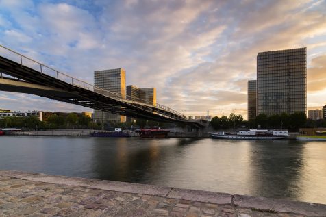 Passerelle Simone de Beauvoir et la BnF © David Briard