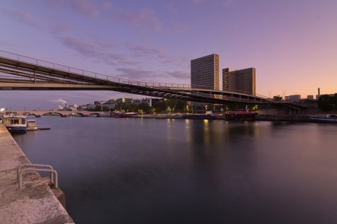 Passerelle Simone de Beauvoir et la BnF © David Briard