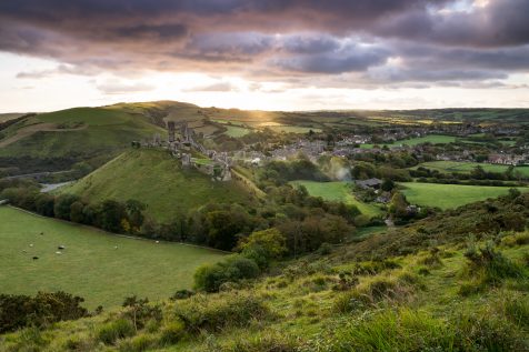 Le Château de Corfe © David Briard