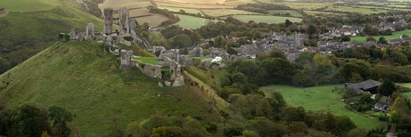 Le Château de Corfe © David Briard