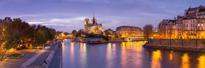 Notre Dame au crépuscule © David Briard