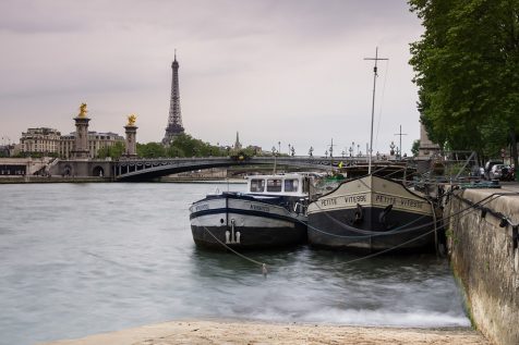 Bateaux amarrés sur la Seine © David Briard