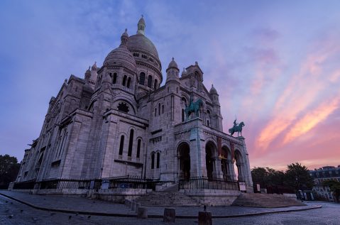 Le Sacré Cœur au lever du soleil © David Briard