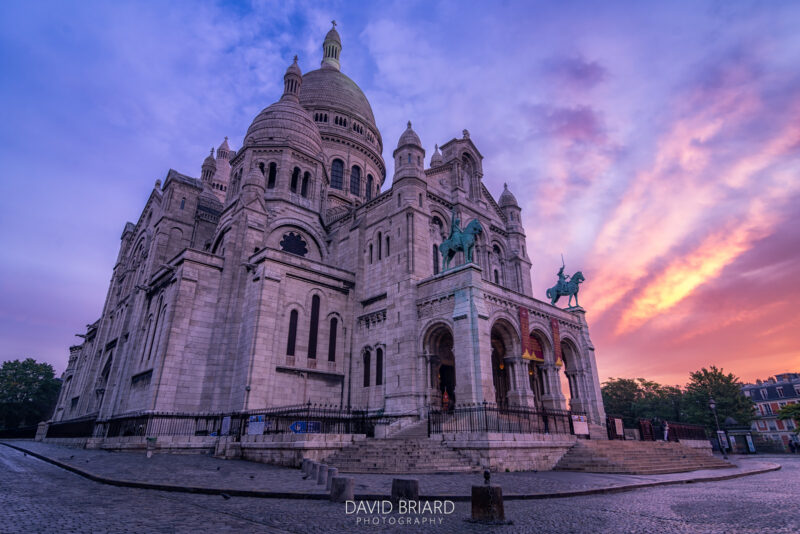 Le Sacré Cœur au lever du soleil © David Briard