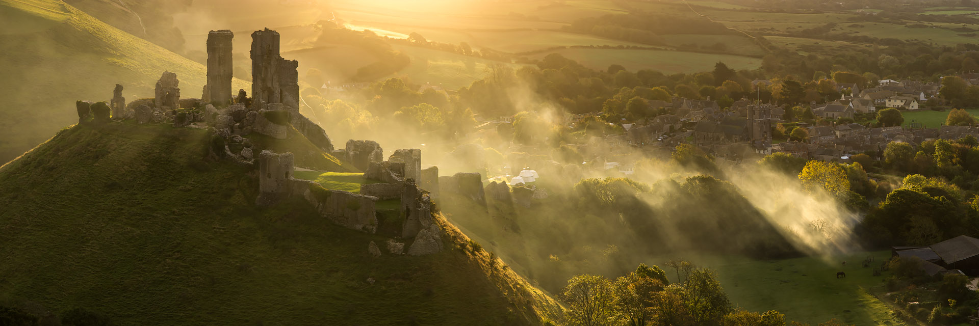 Corfe Castle by David Briard