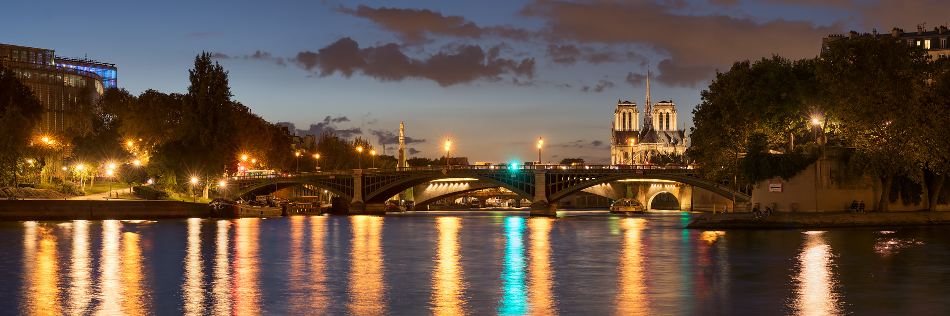 Pont de Sully et Notre Dame by David Briard