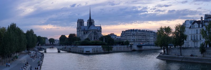 Notre-Dame at blue hour © David Briard