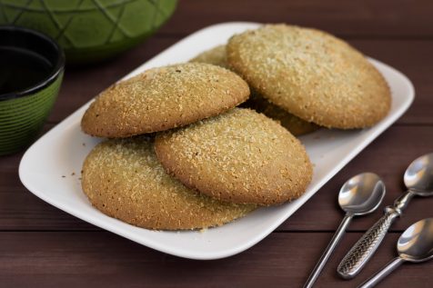 Cookies au thé matcha et noix de coco © David Briard