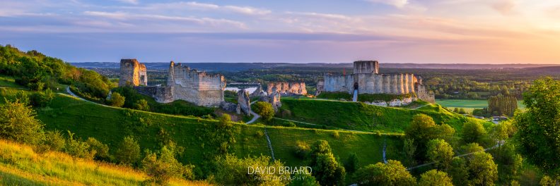 Château Gaillard at sunset © David Briard