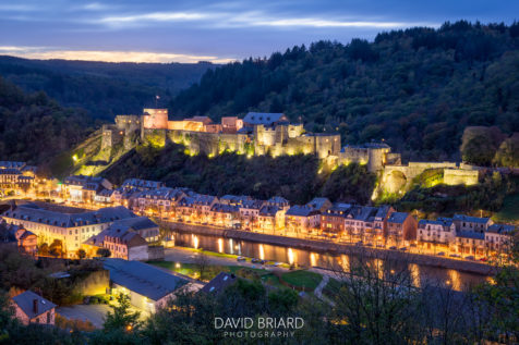 Le château de Bouillon au crépuscule © David Briard