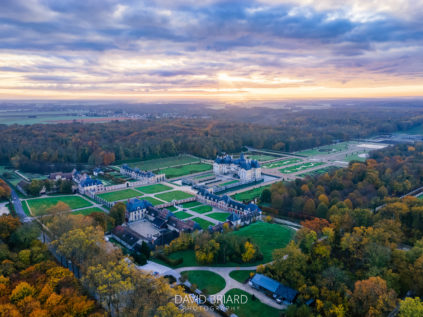 Lever de soleil sur Château de Vaux-le-Vicomte © David Briard