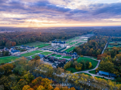 Lever de soleil sur Château de Vaux-le-Vicomte © David Briard