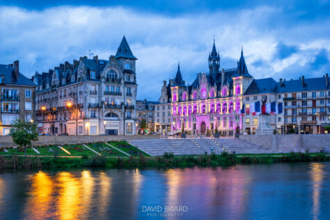 The City Hall of Mézières and Its Reflections in the River Meuse © David Briard