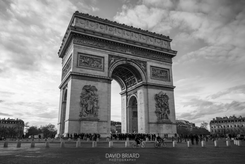 Arc de Triomphe in Monochrome © David Briard