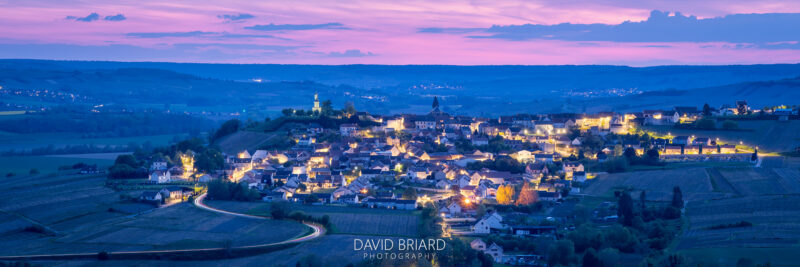 Crépuscule sur Châtillon-sur-Marne © David Briard