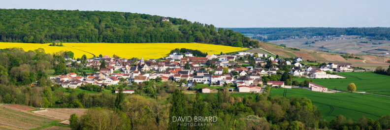 Panorama du village de Binson-et-Orquigny © David Briard