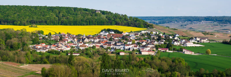 Panorama du village de Binson-et-Orquigny © David Briard
